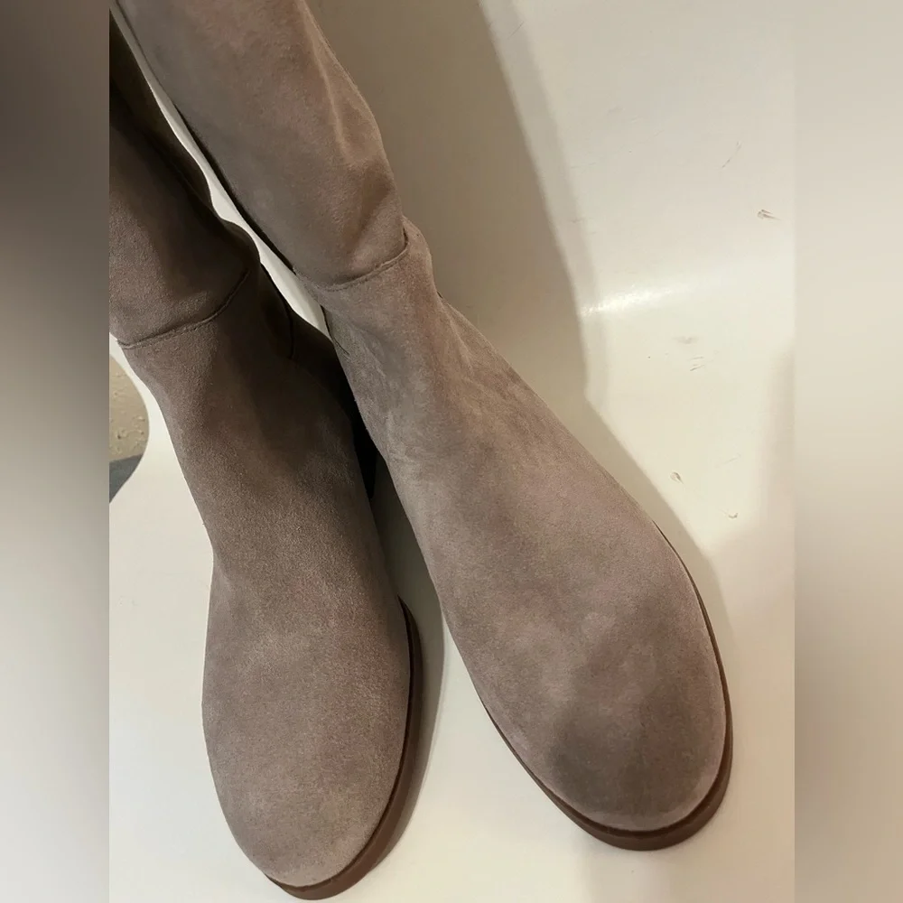 NWOT Sz 11 Sole Society Calypso Knee-High Boots can fit Wide Calf Mushroom